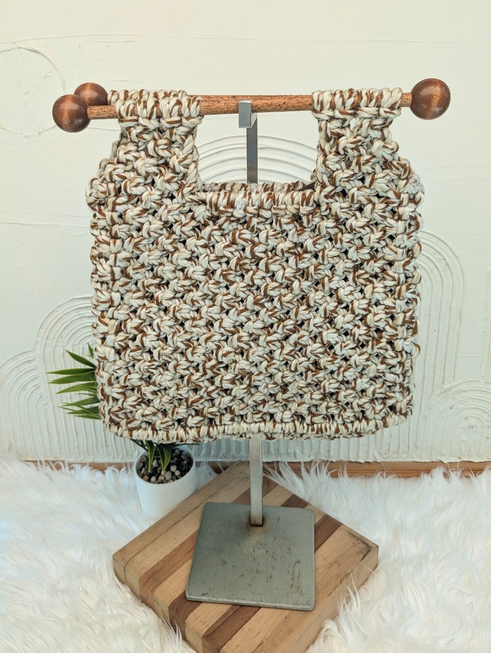 Vintage Crochet Bag